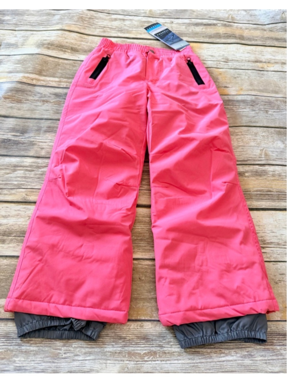 NWT PINK SNOW PANTS- SIZE 6/6x